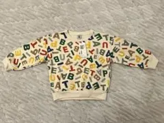 【新品未使用タグ付き】Petit Bateau アルファベット柄 トレーナー