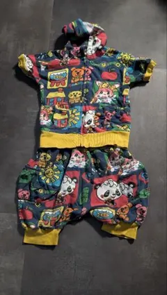 GRAND GROUND キッズ服 セットアップ 半袖パーカー パンツ 120のサムネイル