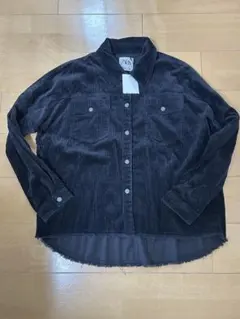 ザラ♪コーデュロイジャケット♪フリンジ♪