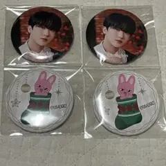 スキズ　クリスマス　缶バッジ　チャンビン