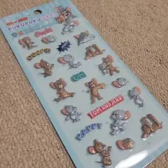 トム＆ジェリー　トムジェリ　ぷっくり　ぷくぷく　シール