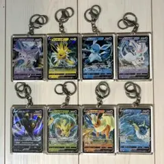 ポケモンカード ブイズ9枚まとめ売り カードキーホルダー付き