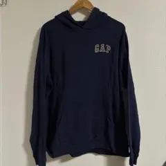 GAP パーカー ネイビー ワッフル生地