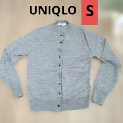 ユニクロ メリノクルーネックカーディガン Sサイズ