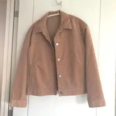UNIQLOピンクベージュ コーデュロイジャケット L