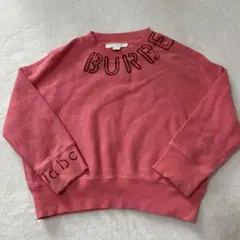 BURBERRY ピンク？オレンジ？トレーナー 110