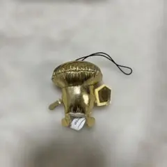 合格祈願 ドコモダケ ぬいぐるみクリーナー 金色 液晶クリーナー