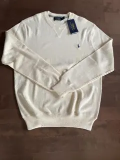Polo Ralph Lauren クルーネックニット ホワイト Mのサムネイル