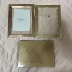 メタリック調フォトフレーム ゴールド ピンクゴールド