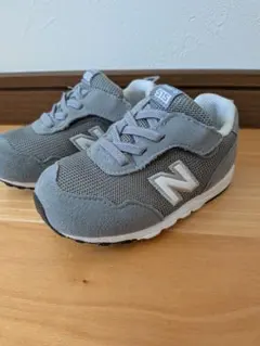 ２日使用　New Balance 515 ベビーシューズ グレー
