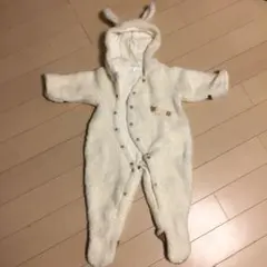 もこもこカバーオール ロンパース アウター