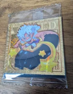 ワンピース 大海賊 シールウエハース 12弾 ゴールドパラレル ルフィ SP