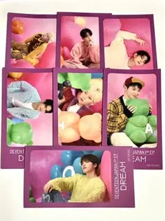 SEVENTEEN DREAM JAPAN 1st EP ステッカー 7枚セット