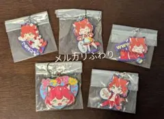 一番くじ　赤見かるび　J賞　ラバーチャーム　5種