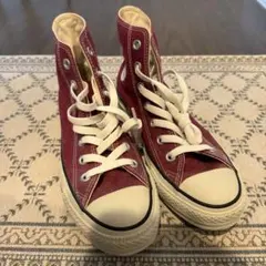 【希少】ボルドーカラー　コンバース　オールスター　ハイ