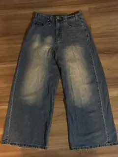 ワイドストレートデニムパンツ L archive 00s 古着のサムネイル