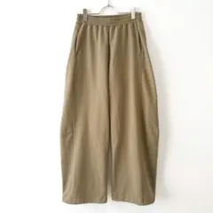 美品 MOUSSY カーブラインスウェット バレルパンツ ワイド ゆったり