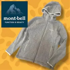 山人気！Montbell♦モンベルCLIMAPLUSニットパーカー フリース