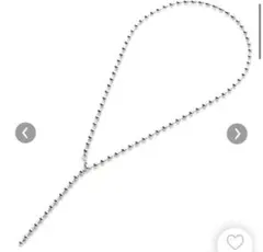 ボールチェーン　ネックレス