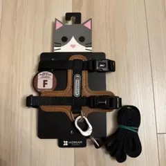 猫　ハーネス HiDREAM リード付き 散歩用 サイズ調節可能