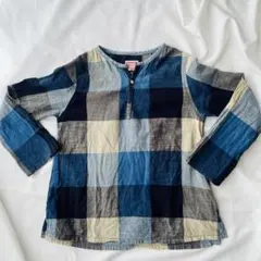 デニムダンガリー 長袖トップス 110 DENIM DUNGAREE 平成レトロ