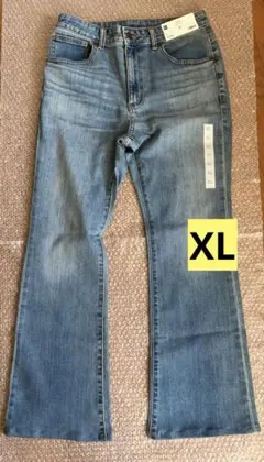 【XL】ミドルライズフレアジーンズ GU 新品未使用タグ有