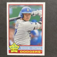 大谷翔平　2025 heritage ベースカード　topps MLB