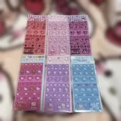 24時間発送　ボンボンドロップシール　タイルシール　キティ　マイメロ　クロミ