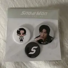 【匿名配送】目黒蓮SnowMan POPUPポップアップ 韓国 ソウル 缶バッジ