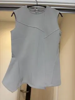 L’Or ノースリーブ　Constructive Rib Blouse