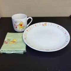 [未使用]くまのプーさん プレート&マグセット