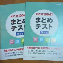 チャレンジ4年生　まとめテスト　2セット