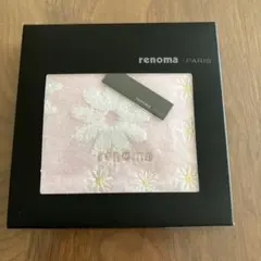 新品　レノマ　タオル　ハンカチ　24センチ