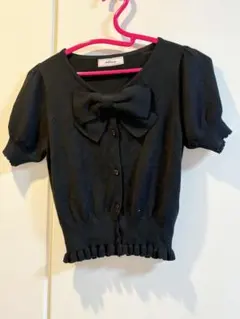 AnkRouge アンクルージュ ビッグリボン カーディガンのサムネイル