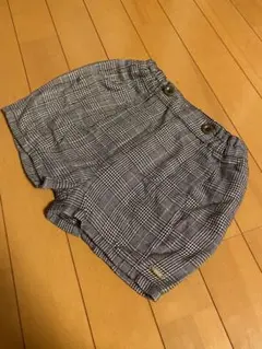 プティマイン　ギンガムチェック　半ズボン100