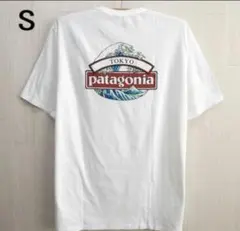 patagonia パタゴニア 東京限定 北斎 半袖Tシャツ S 白