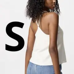 UNIQLO クレープジャージーブラキャミソール S