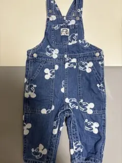 H＆M デニムオーバーオール ミッキーマウス柄 夏服 ベビー服 80cm