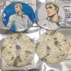 進撃の巨人 缶バッジ リヴァイ エルヴィン ip書店 TSUTAYA 渋谷 - メルカリ
