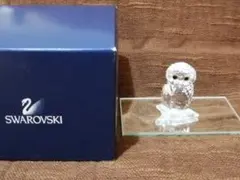 希少！レア品　SWAROVSKI　クリスタルフクロウ　s1003319