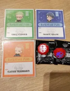 ツイステ ハーツラビュル バックステージパス風ステッカー ランダムリングライト