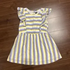 クレードスコープ　120サイズ ワンピース　ボーダー　キッズ　女の子のサムネイル