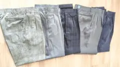 ５本組　メンズビジネス　スラックス各種セット