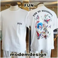 modem design/FUN(モデムデザイン/ファン) 半袖Tシャツ　Lのサムネイル