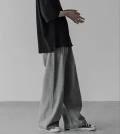 remer ルーズスタイリッシュダブルタックワイドデニム