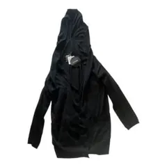 新品タグ付き Spiral Girl ロングカーディガン 薄手 ブラック(黒)