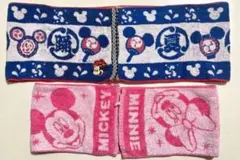 ディズニーミッキーミニータオル2個セット