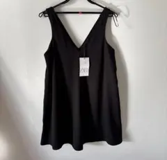 ZARA 黒ワンピース　M 新品タグ付き