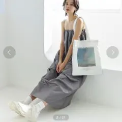 emmi atelier ナイロンキャミワンピース