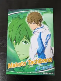 Free! 橘真琴 イラストカード
